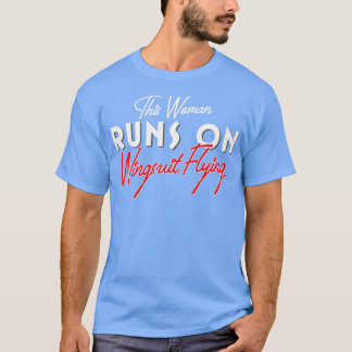 ウィングースイ飛んでいるトウーマン引用文 Tシャツ