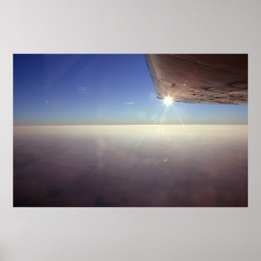 ウィング下のサンセット ポスター (正面)