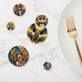 ウィング付きドッグススチームパンク コンフェッティ