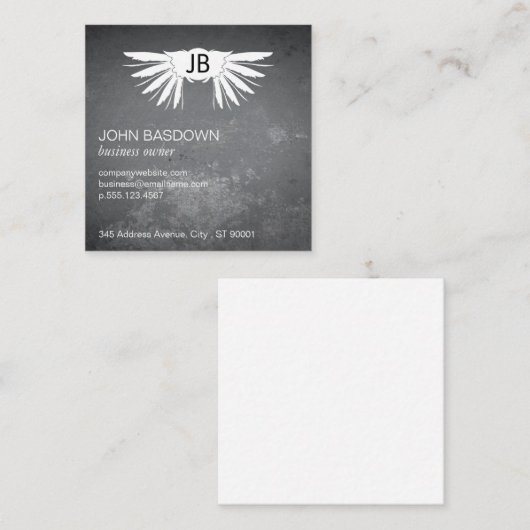 ウィング スクエア名刺 (正面/裏面)