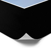 ウィング！ブルー飛んでいるヘロンやる気を起こさせるポスター ポスター (角)