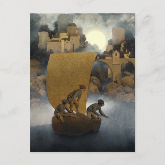 ウィンケン、ウィンケン、ノッドバイMaxfield Parrish 1902 ポストカード (正面)