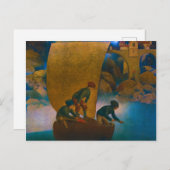 ウィンケン、ブリンケン、ノド、1905年マックスフィールド・パリシュ ポストカード (正面/裏面)