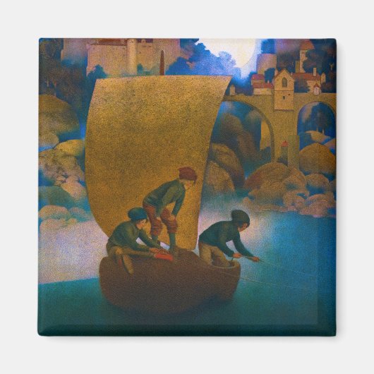 ウィンケン、ブリンケン、ノド、1905年マックスフィールド・パリシュ マグネット (正面)