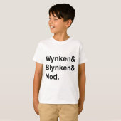 ウィンケン・ブリンコン・アンド・ノッド | 木靴の寝物語 Tシャツ (正面フル)