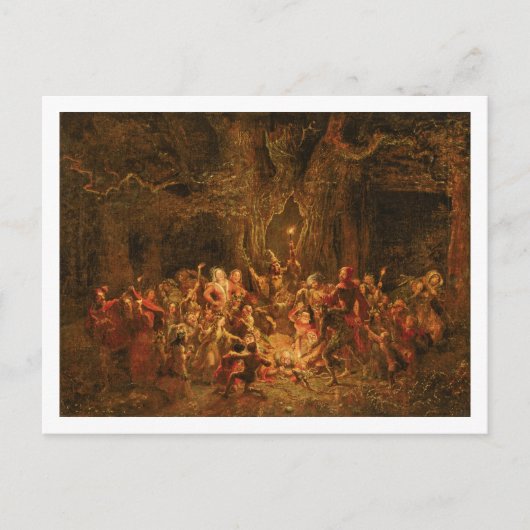 『ウィンザーの妻たち』のメリーWによるヘルネズオーク ポストカード (正面)