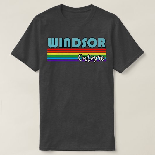 ウィンザーオンタリオプライドウィンザーLGBTギフトLGBTQ Sup Tシャツ (デザイン正面)