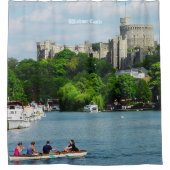 ウィンザーキャッスルからテムズ川 シャワーカーテン (正面)