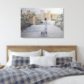 ウィンザーキャッスルで冬 キャンバスプリント (インサイチュ (寝室))