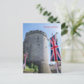 ウィンザーキャッスルタワービューハガキ ポストカード (スタンド正面)