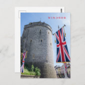 ウィンザーキャッスルタワービューハガキ ポストカード (正面/裏面)
