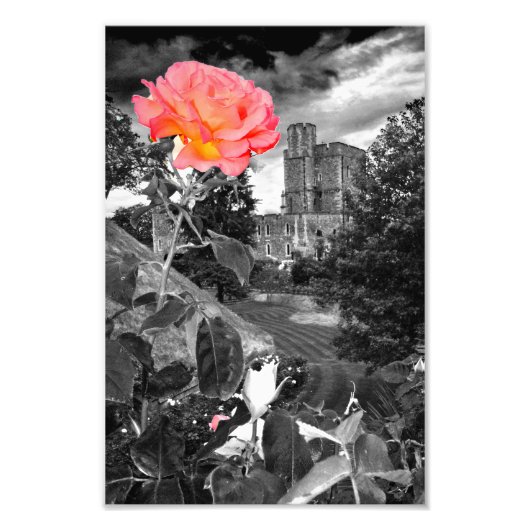 ウィンザーキャッスルバークシャーイングランドUK フォトプリント            (正面)