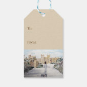 ウィンザーキャッスルランドスケーズ絵画の冬 ギフトタグ (裏面)