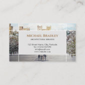 ウィンザーキャッスルランドスケーズ絵画の冬 名刺 (裏面)