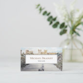 ウィンザーキャッスルランドスケーズ絵画の冬 名刺 (スタンド正面)