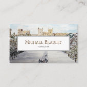 ウィンザーキャッスルランドスケーズ絵画の冬 名刺 (正面)