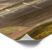 ウィンザーキャッスル川の草地からテムズ川 ポスター (角)