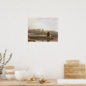 ウィンザーキャッスル川の草地からテムズ川 ポスター (キッチン)