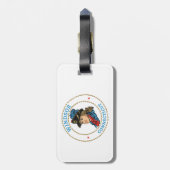 ウィンザーコネチカット植民 ラゲッジタグ (裏面縦)