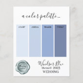 ウィンザーブルー結婚ズカラーパレットカード2023 (正面)
