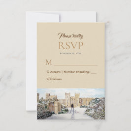 ウィンザー城での結婚式の返信 RSVP