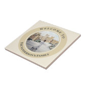 ウィンザー城の冬の風景画 ガラス製品 タイル (側面)