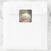 ウィンザー城の庭園 スクエアシール (バッグ)