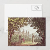 ウィンザー城の庭園 ポストカード (正面/裏面)