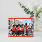 ウィンザー城はがきのガードを変更する ポストカード (スタンド正面)