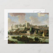 ウィンザー城はテムズから見た, c.1700 (油o ポストカード (正面/裏面)