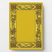 ウィンザー城インスパイアデジタル木彫り枠 フォトプラーク (正面)