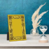 ウィンザー城インスパイアデジタル木彫り枠 フォトプラーク (側面)