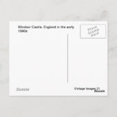 ウィンザー城1891年葉書 ポストカード (裏面)
