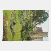ウィンザー城 – エドワード3世の塔と堀の庭 キッチンタオル (横)