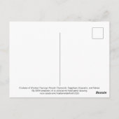 ウィンザー・フラミンゴ・ブルック公爵夫人 ポストカード (裏面)