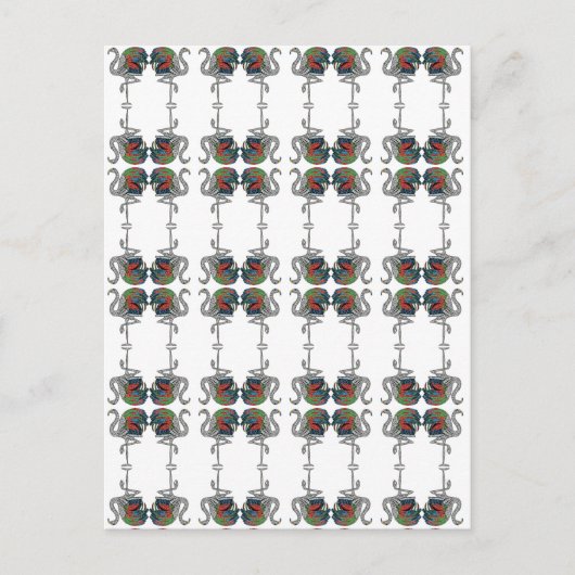 ウィンザー・フラミンゴ・ブルック公爵夫人 ポストカード (正面)