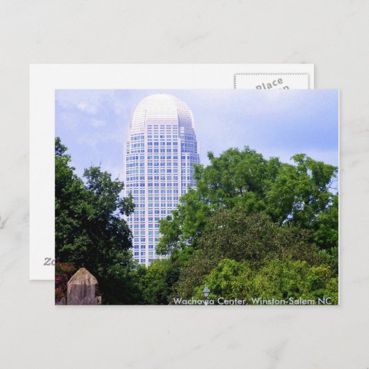 ウィンストンサレムNCワコビアセンター ポストカード (正面/裏面)