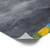 ウィンストンチャーチやる気を起こさせるル成功引用文 ポスター (角)