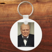 ウィンストンチャーチル失敗知恵引用文ギフト キーホルダー (正面)