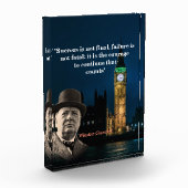 ウィンストンチャーチル引用文オンキュールポスター フォトブロック (左)