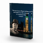 ウィンストンチャーチル引用文オンキュールポスター フォトブロック (右)