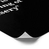 ウィンストンチャーチル引用文オン社会主義 ポスター (角)