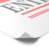 ウィンストンチャーチル引用文成功失敗熱狂 ポスター (角)