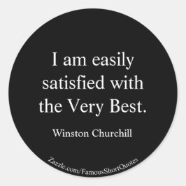 ウィンストンチャーチル引用文最高の ラウンドシール
