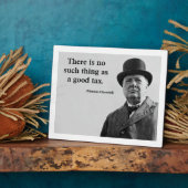 ウィンストンチャーチル引用文 フォトプラーク (側面)