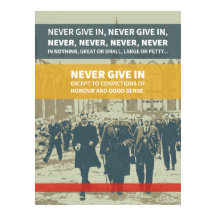 ウィンストンチャーチル引用文-与えノーイン