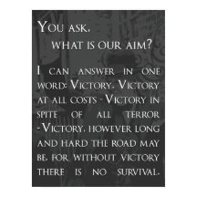 ウィンストンチャーチル引用文 – 勝利