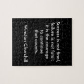 ウィンストンチャーチル引用文;成功 ジグソーパズル (横)