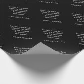 ウィンストンチャーチル引用文；成功 ラッピングペーパー (角)