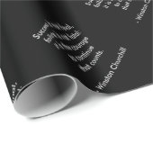 ウィンストンチャーチル引用文；成功 ラッピングペーパー (ロールコーナー)